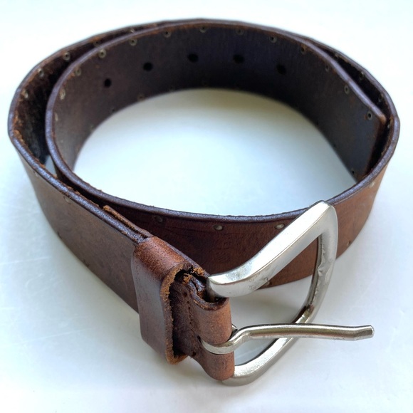 Set of Two Genuine Leather Belts - Picture 4 of 8